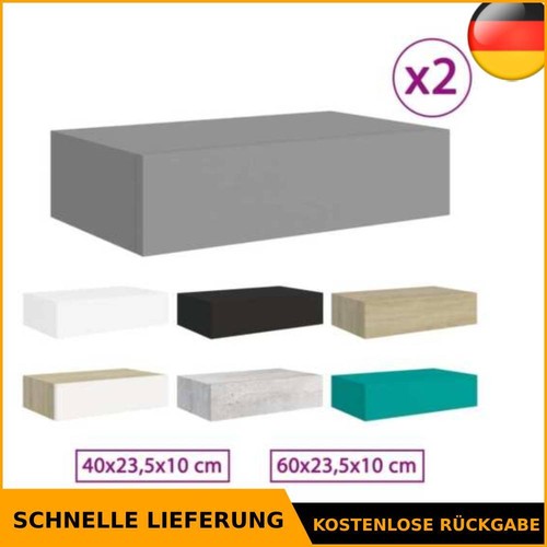 Wandregal mit schublade - mit,