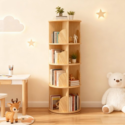 Drehbares bücherregal 360 - drehbares,