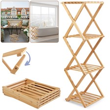 Vertikales Schuhregal Bambus 4