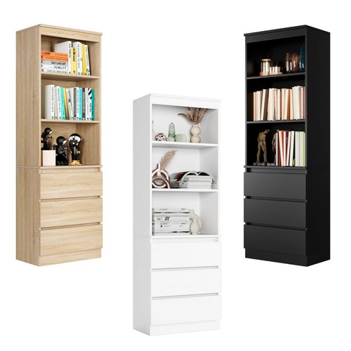 Bücherregal mit schubladen - bücherregal,