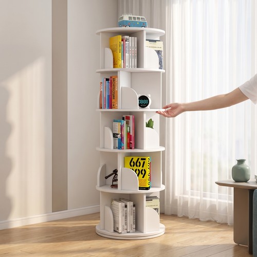 360 drehbarer bücherregal - drehbarer,