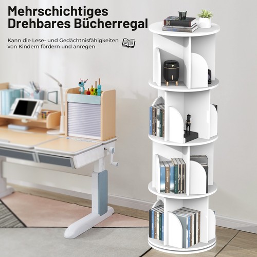 360 drehbares bücherregal - drehbares,