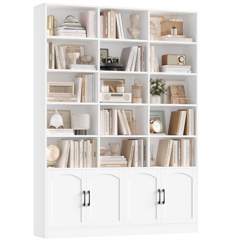 209cm bücherregal mit türen - 209cm,