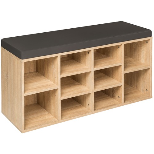 Schuhschrank holz mit sitzbank - mit,