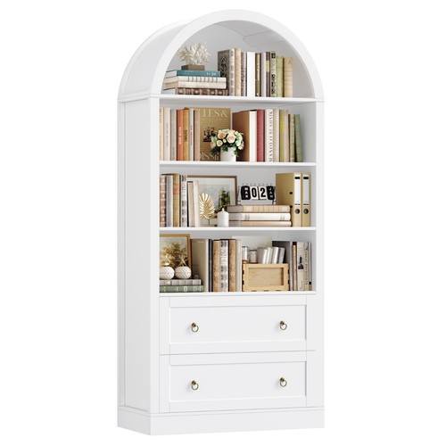 Gewölbter bücherregal mit - gewölbter, 2