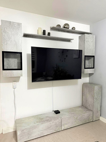 Wohnwand möbel set - tv-möbel,
